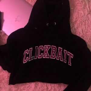 David Dobrik Clickbait Cropped Hoodie
